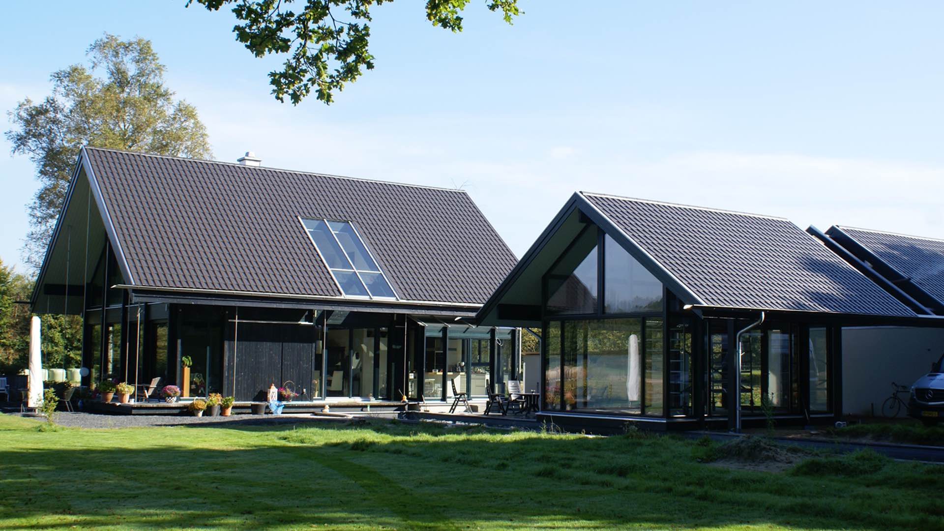 Nieuwbouw modern landhuis te Hoogersmilde