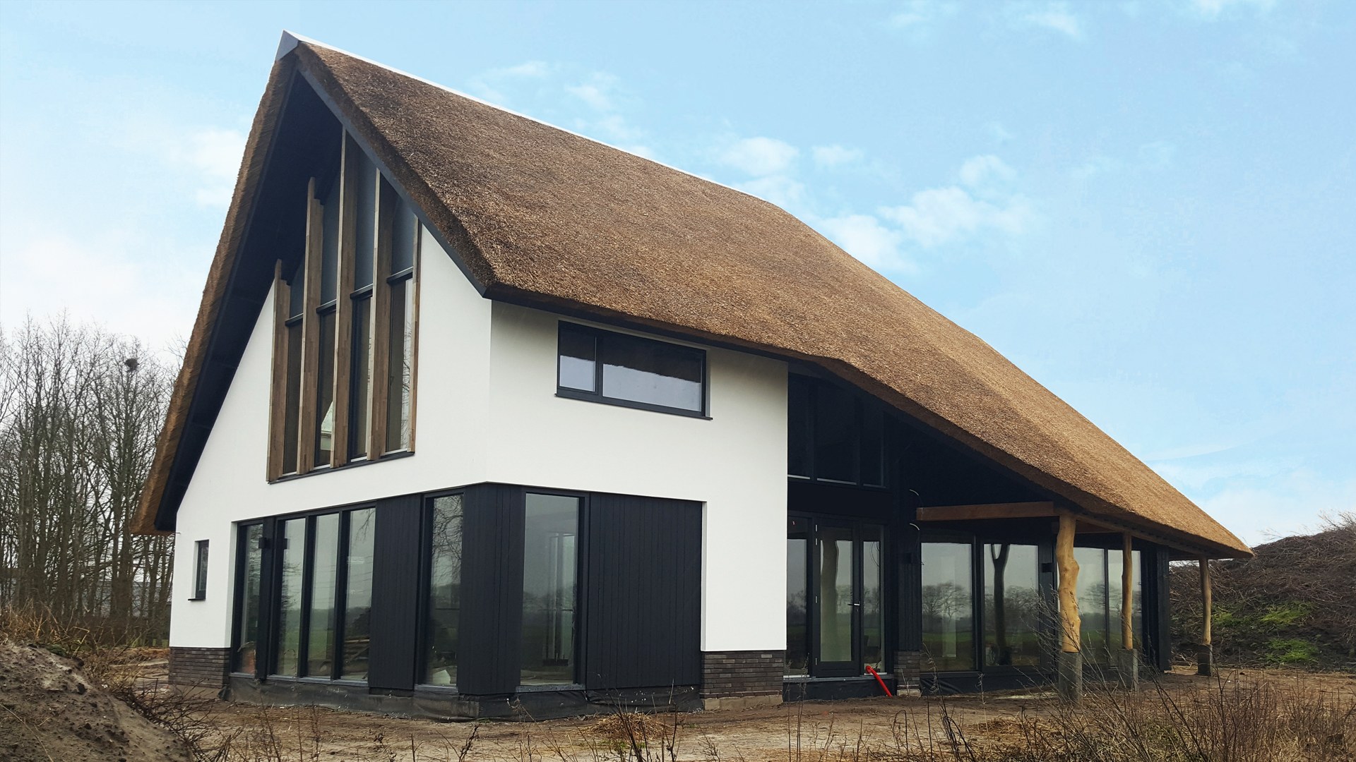 Nieuwbouw landhuis te Veeningen